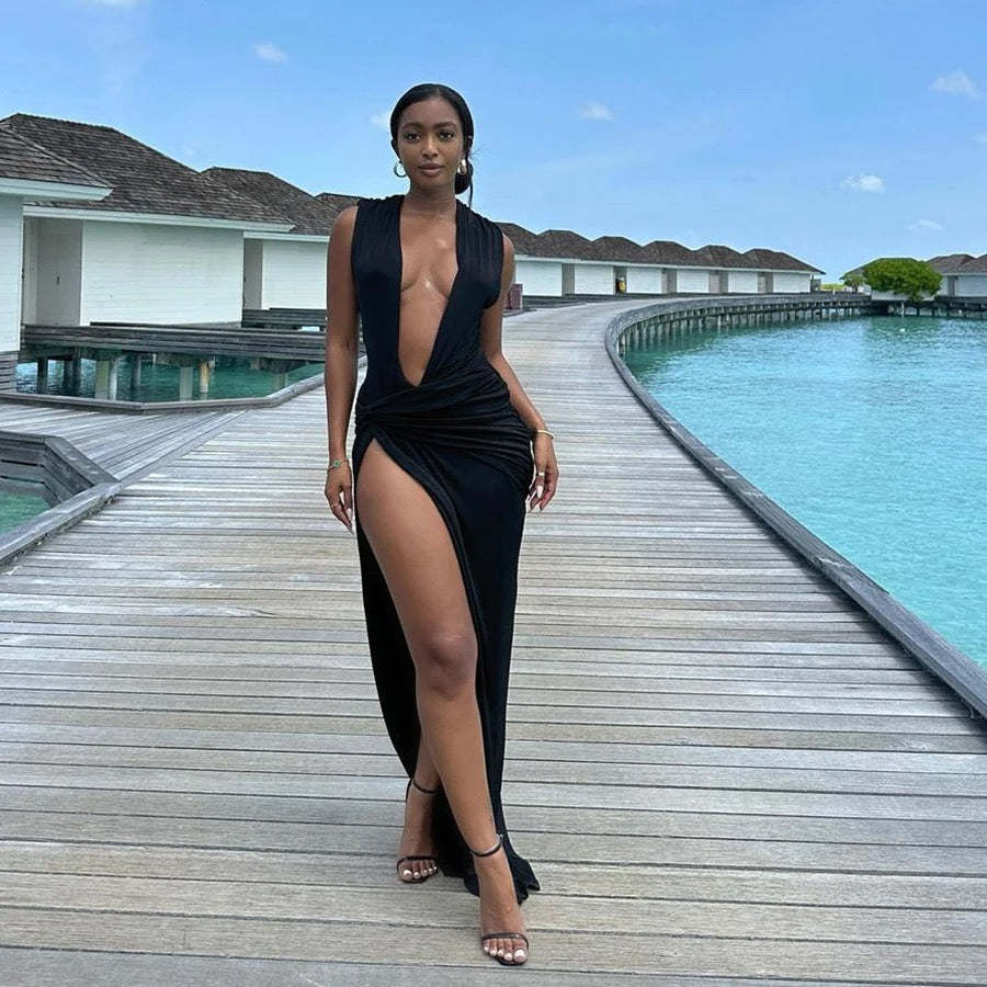 Laysia halter dress
