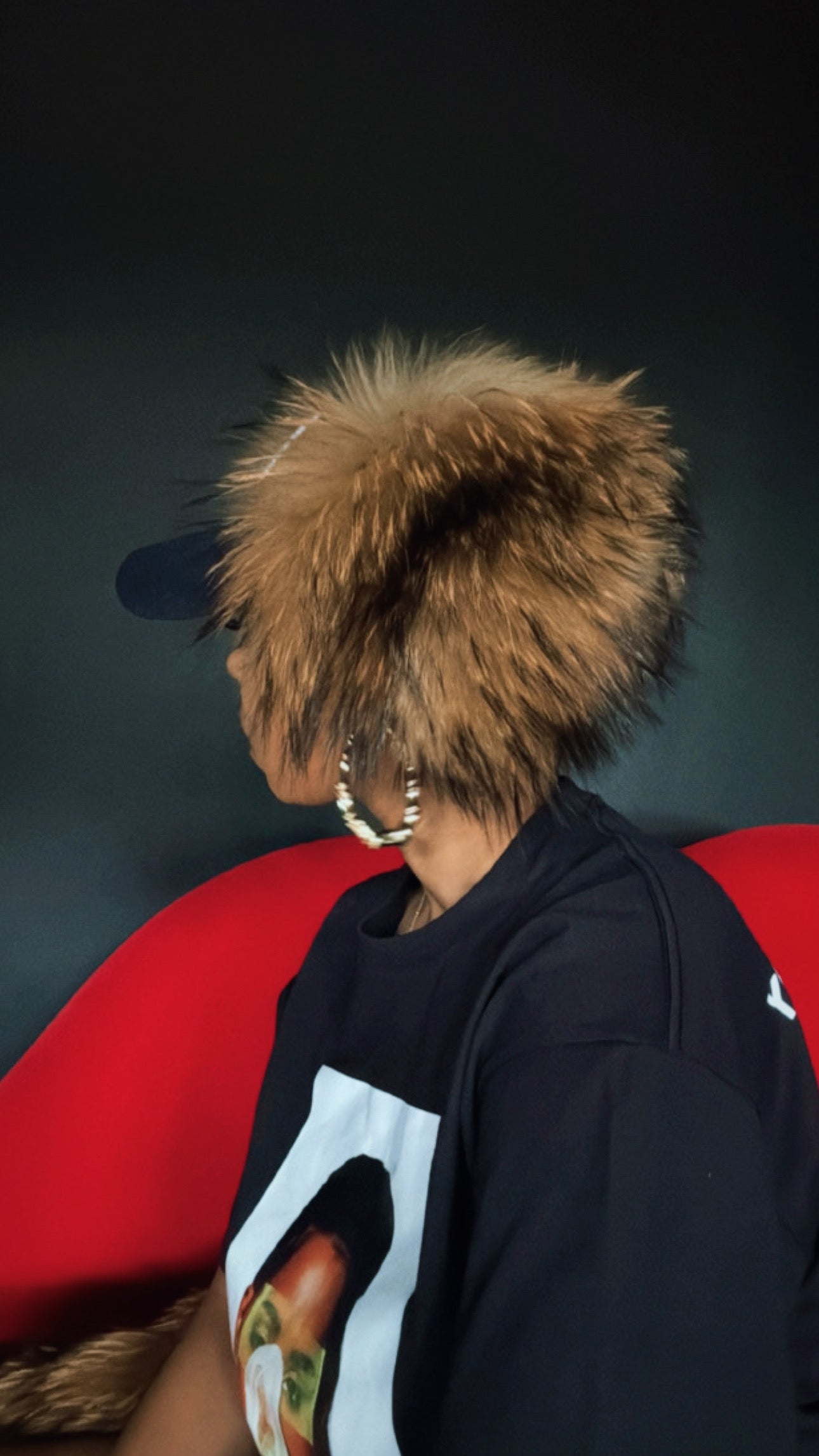 Madison Square trapper fur cap