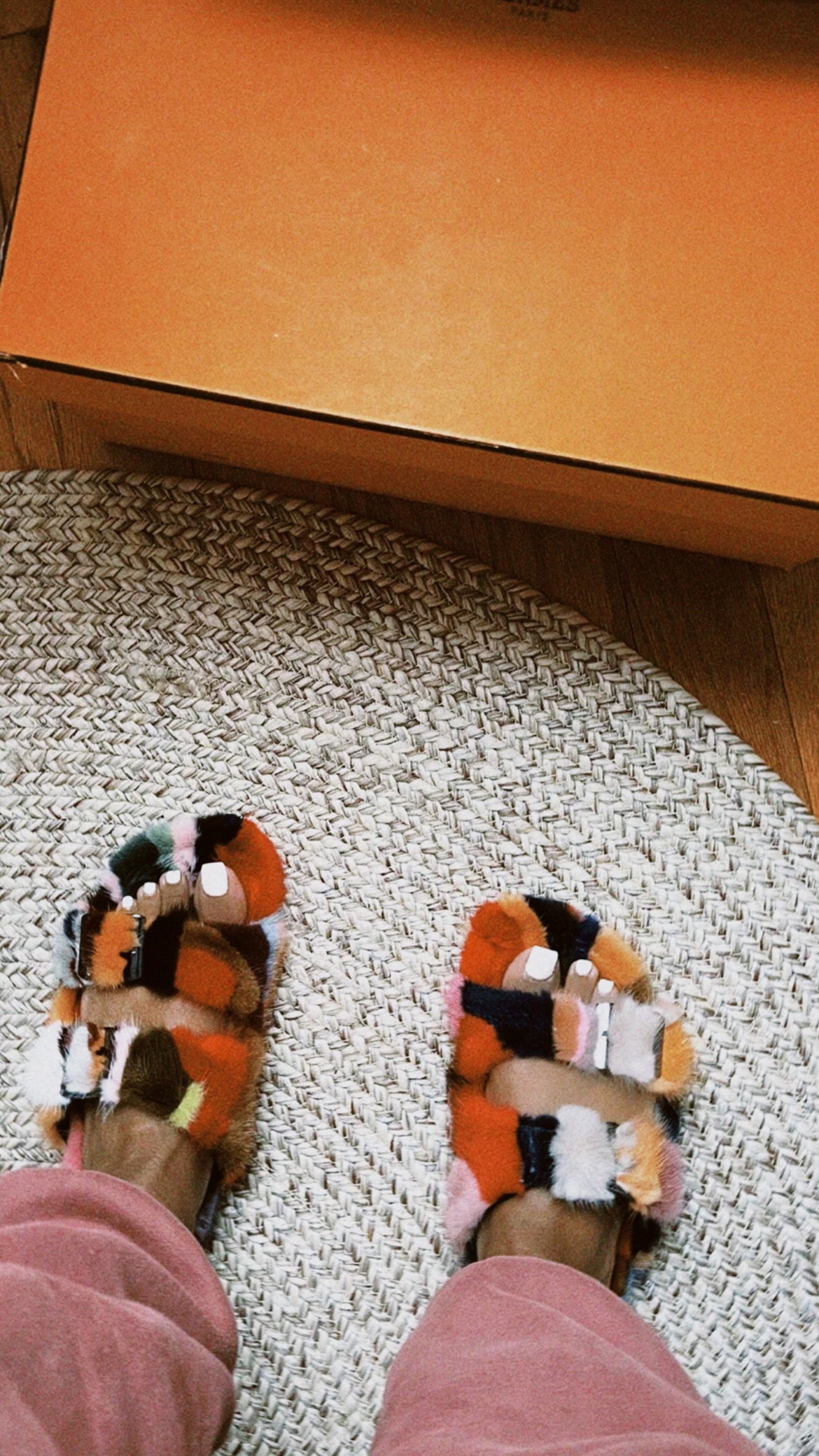 UNISEX Botts mink slippers (made to order)