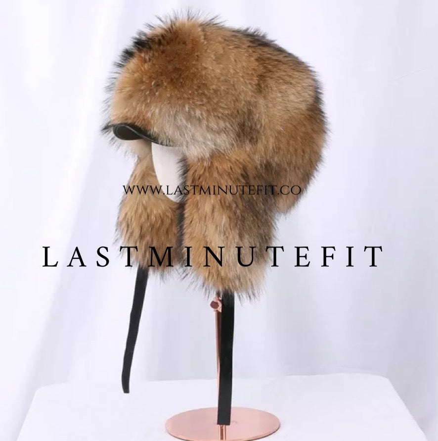 Large Fur Unisex Cap