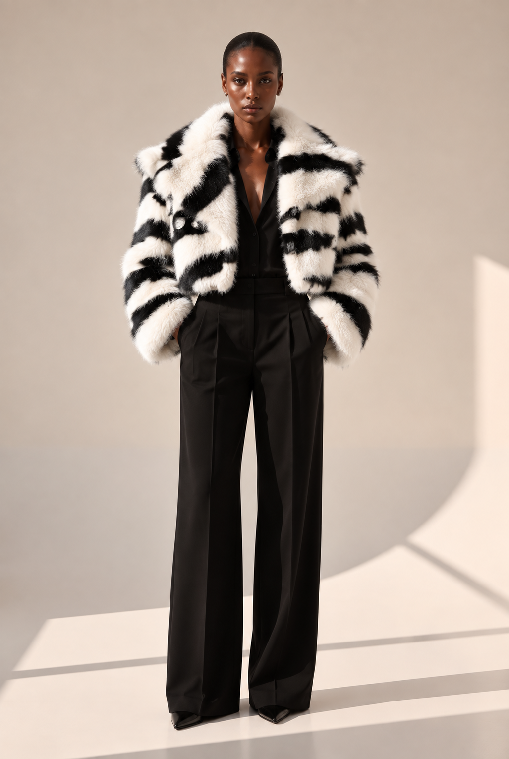 Codage faux fur coat