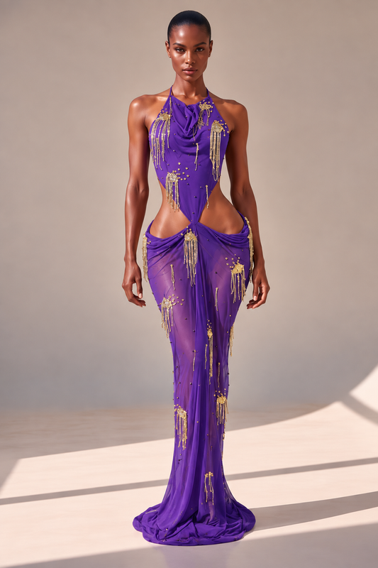Amethyst Goddess Gown