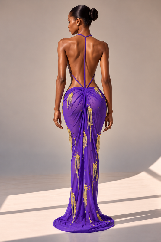 Amethyst Goddess Gown