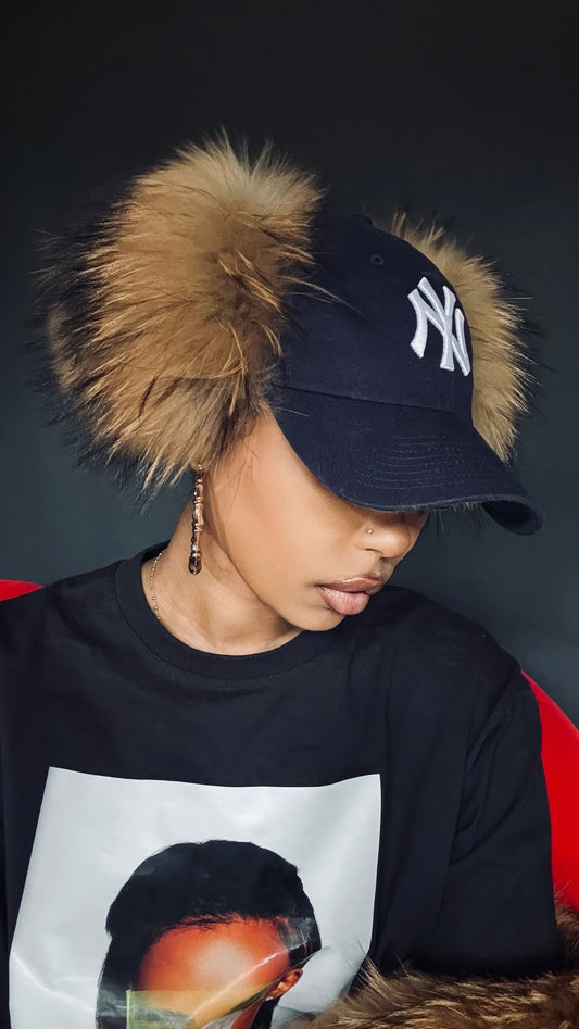 Madison Square trapper fur cap
