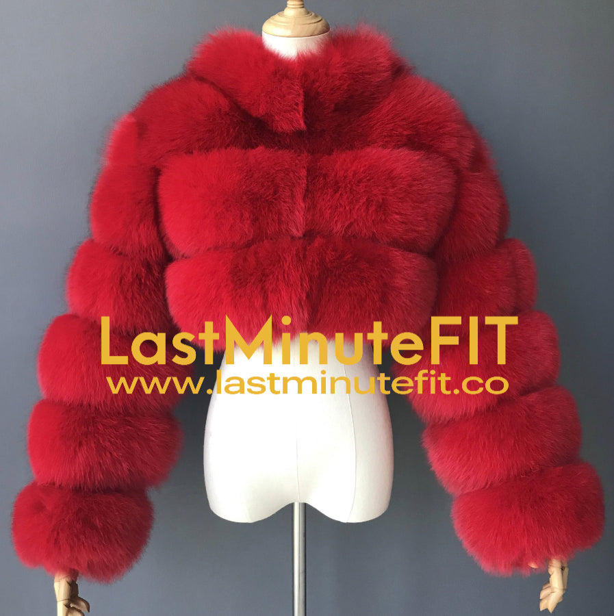 Cropped Fur Coat (click for more colors)